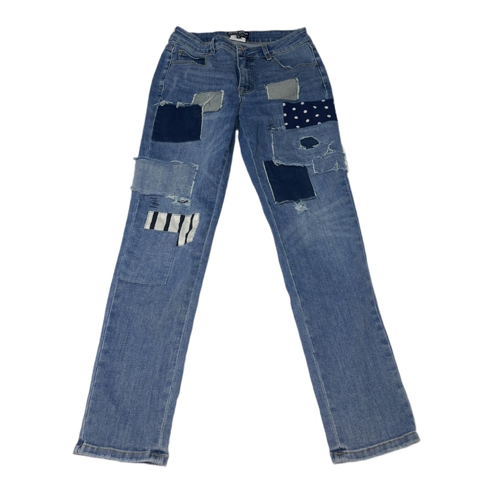 Lyman Montreal Patchwork Blue Jeans - image 1